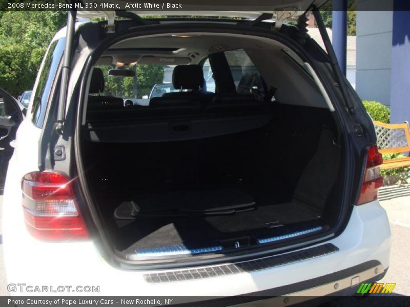 Arctic White / Black 2008 Mercedes-Benz ML 350 4Matic