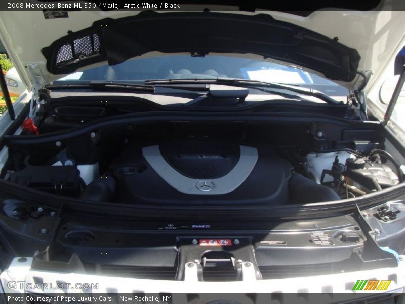 Arctic White / Black 2008 Mercedes-Benz ML 350 4Matic