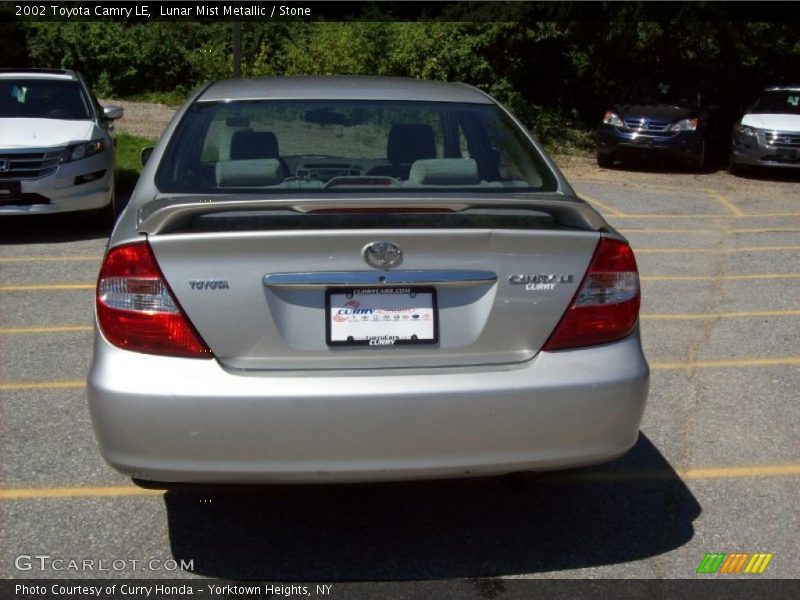 Lunar Mist Metallic / Stone 2002 Toyota Camry LE