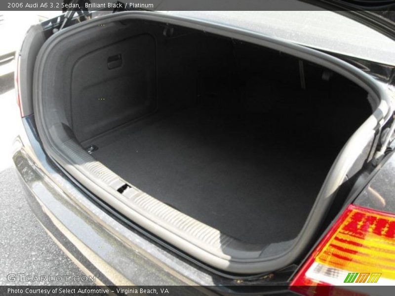 Brilliant Black / Platinum 2006 Audi A6 3.2 Sedan