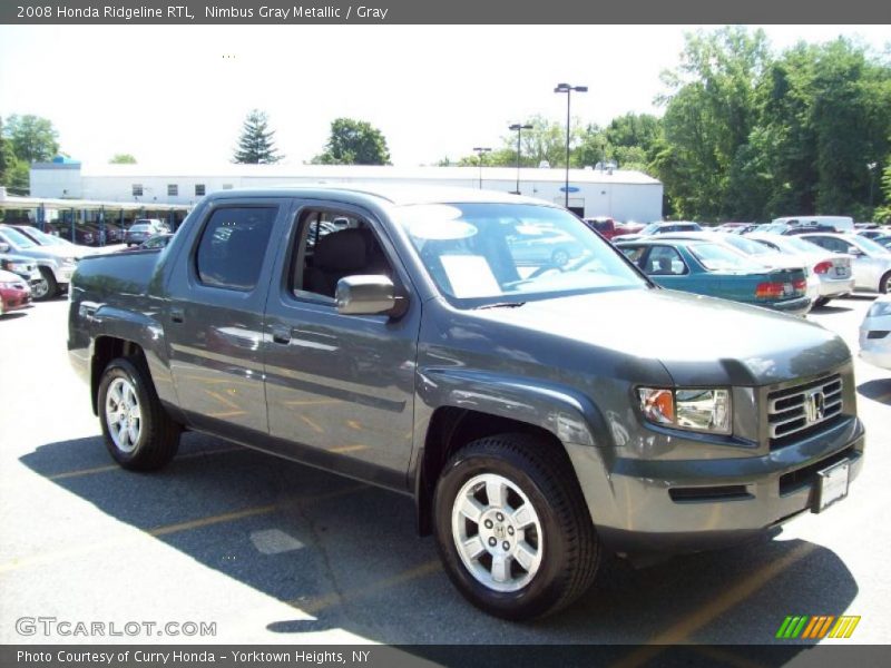 Nimbus Gray Metallic / Gray 2008 Honda Ridgeline RTL