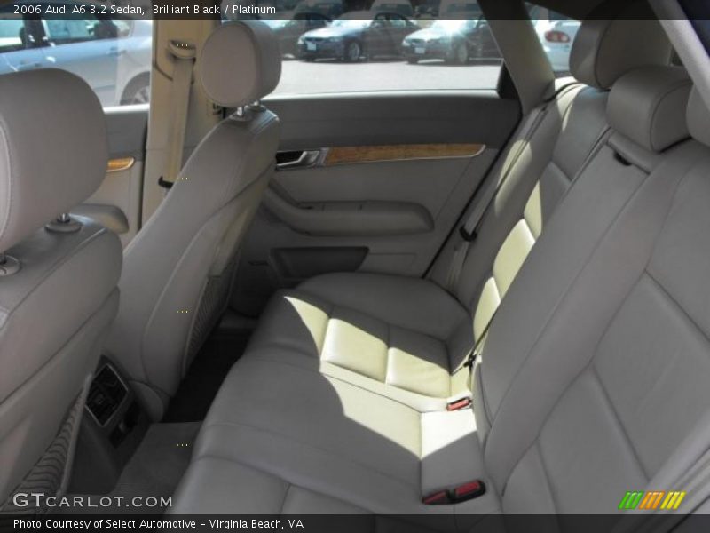 Brilliant Black / Platinum 2006 Audi A6 3.2 Sedan