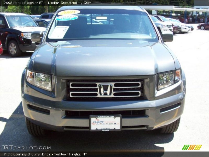 Nimbus Gray Metallic / Gray 2008 Honda Ridgeline RTL