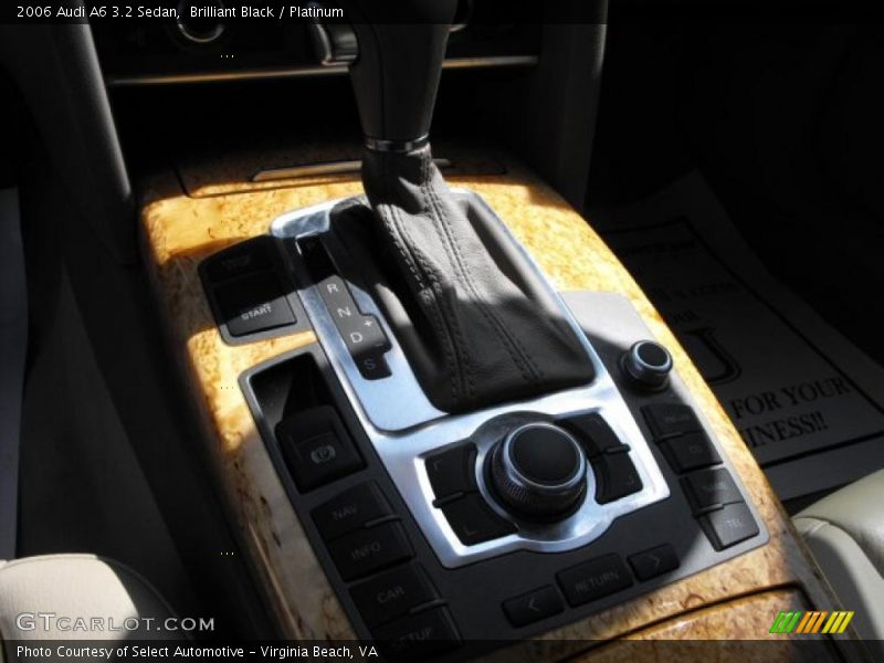 Brilliant Black / Platinum 2006 Audi A6 3.2 Sedan