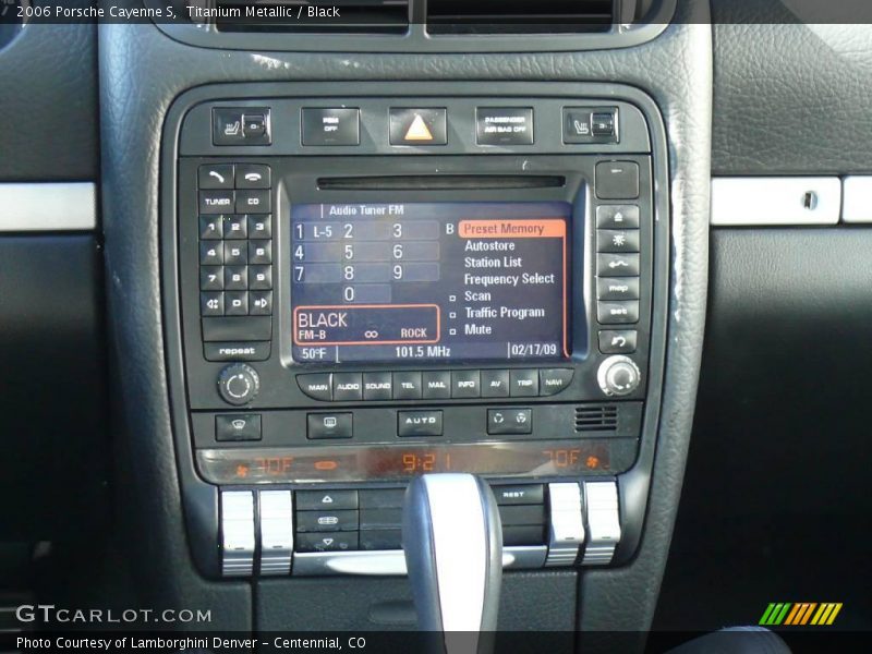 Titanium Metallic / Black 2006 Porsche Cayenne S