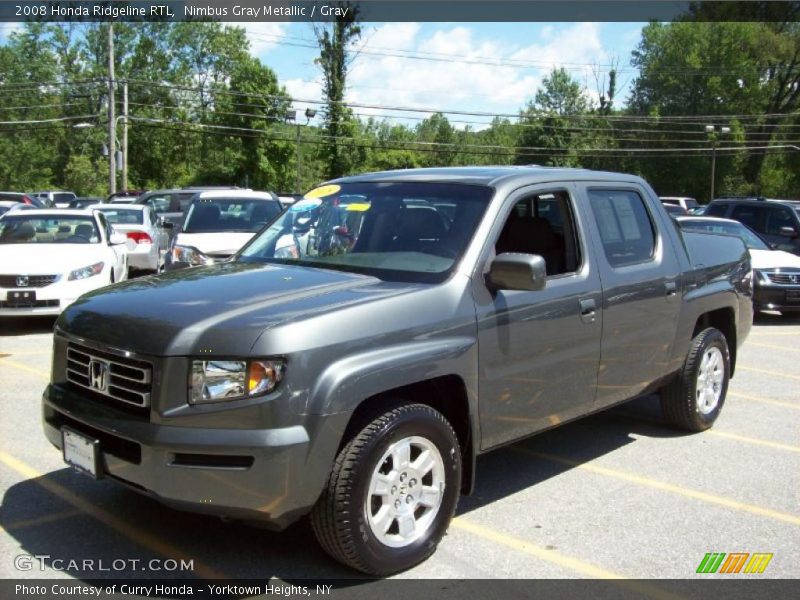 Nimbus Gray Metallic / Gray 2008 Honda Ridgeline RTL