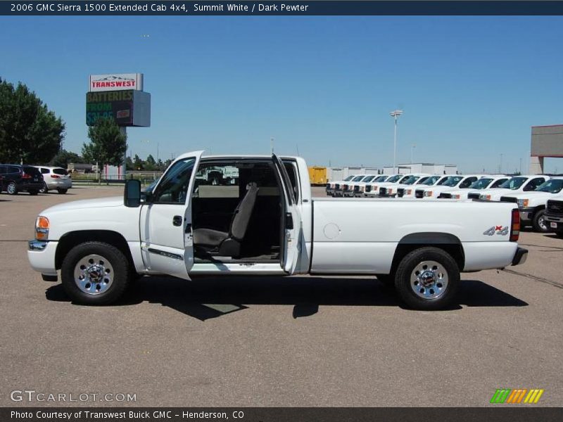 Summit White / Dark Pewter 2006 GMC Sierra 1500 Extended Cab 4x4