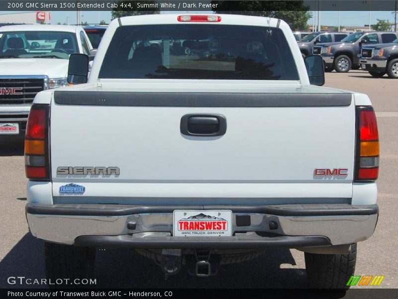 Summit White / Dark Pewter 2006 GMC Sierra 1500 Extended Cab 4x4