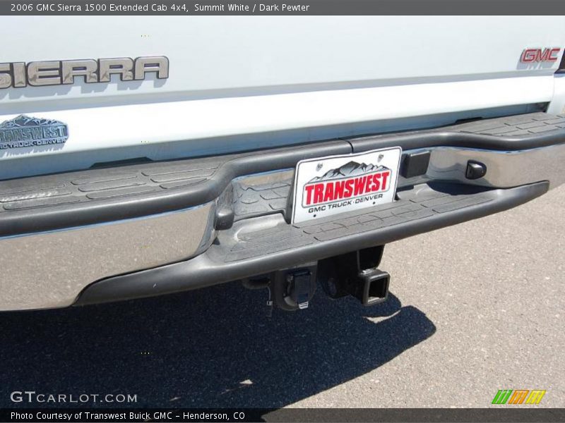 Summit White / Dark Pewter 2006 GMC Sierra 1500 Extended Cab 4x4