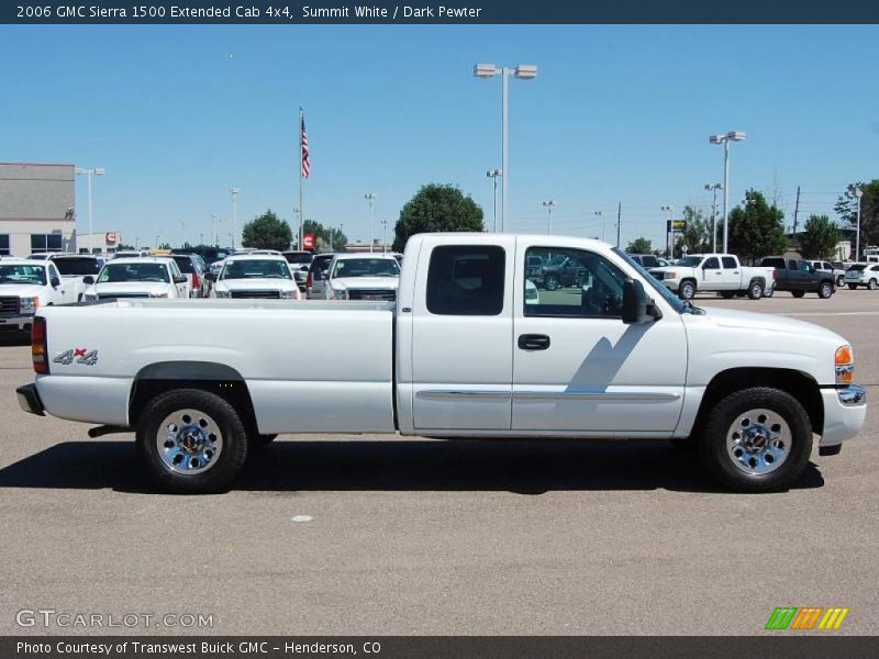 Summit White / Dark Pewter 2006 GMC Sierra 1500 Extended Cab 4x4