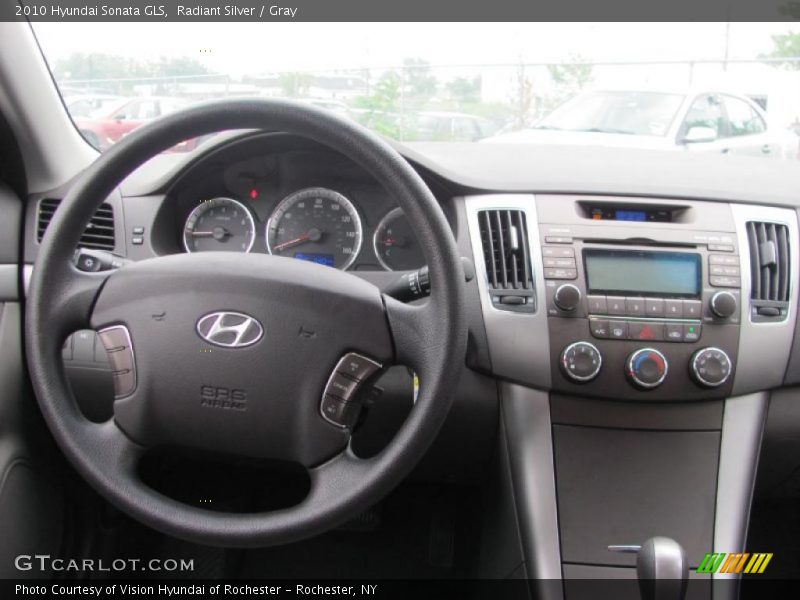 Radiant Silver / Gray 2010 Hyundai Sonata GLS
