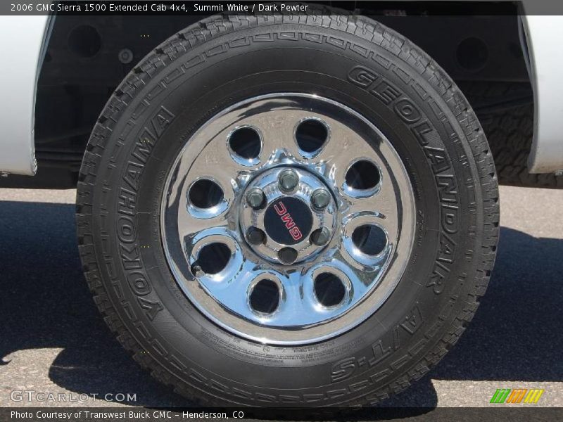 Summit White / Dark Pewter 2006 GMC Sierra 1500 Extended Cab 4x4