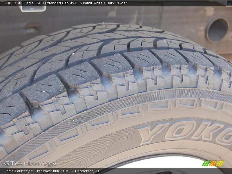 Summit White / Dark Pewter 2006 GMC Sierra 1500 Extended Cab 4x4