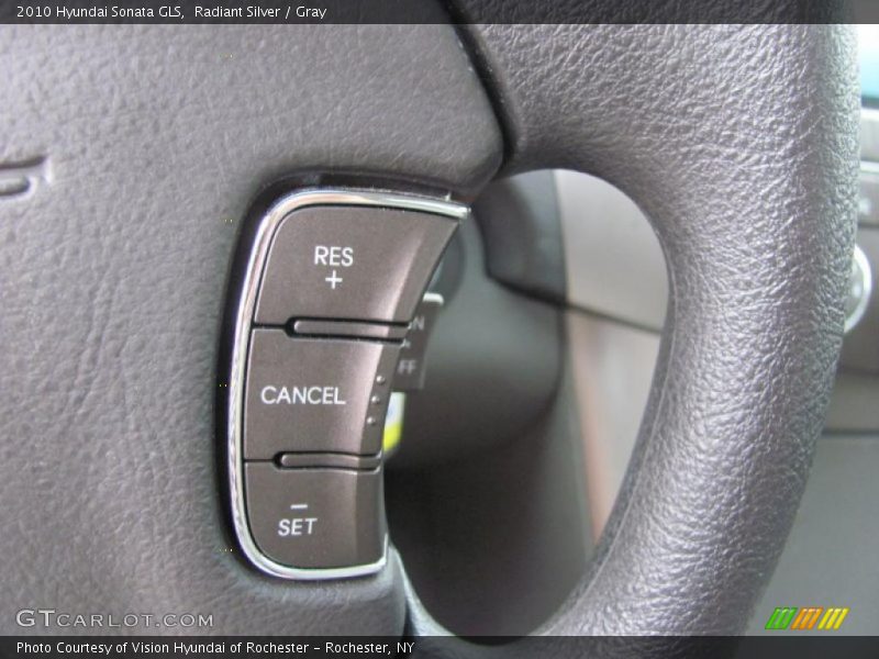 Radiant Silver / Gray 2010 Hyundai Sonata GLS