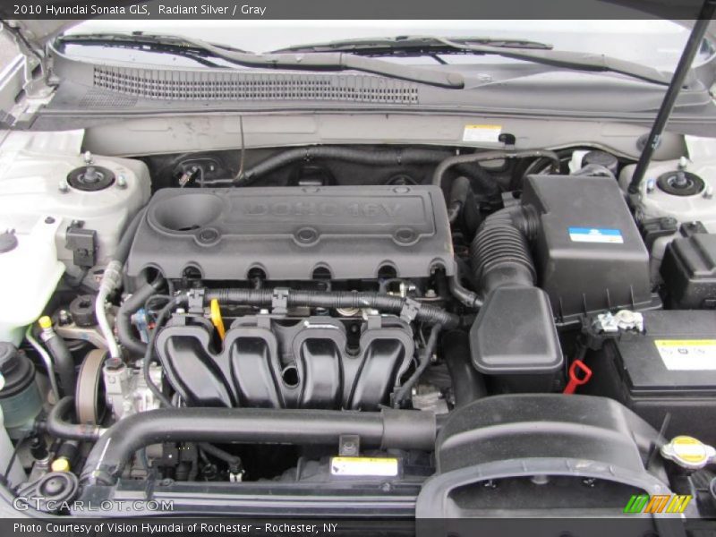 Radiant Silver / Gray 2010 Hyundai Sonata GLS