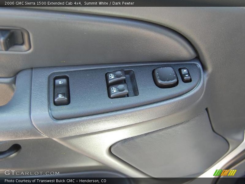 Summit White / Dark Pewter 2006 GMC Sierra 1500 Extended Cab 4x4