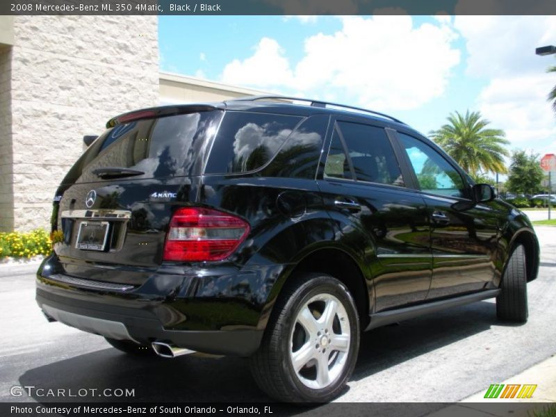 Black / Black 2008 Mercedes-Benz ML 350 4Matic