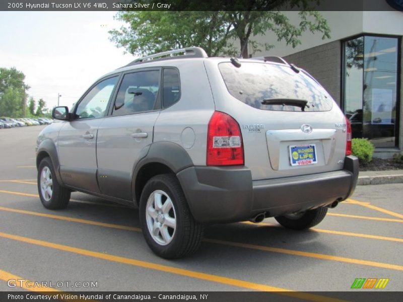 Sahara Silver / Gray 2005 Hyundai Tucson LX V6 4WD