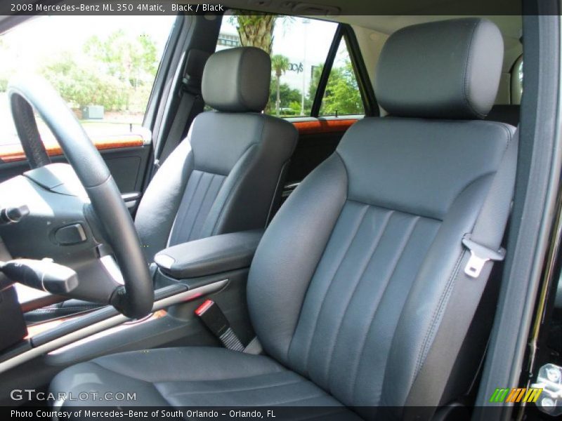 Black / Black 2008 Mercedes-Benz ML 350 4Matic