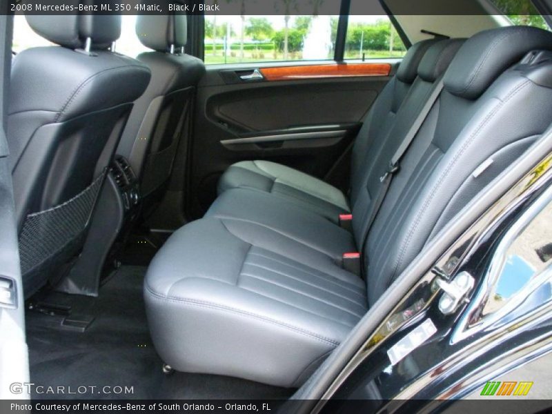 Black / Black 2008 Mercedes-Benz ML 350 4Matic