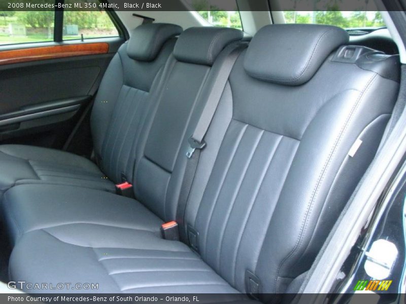 Black / Black 2008 Mercedes-Benz ML 350 4Matic