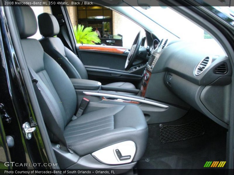 Black / Black 2008 Mercedes-Benz ML 350 4Matic