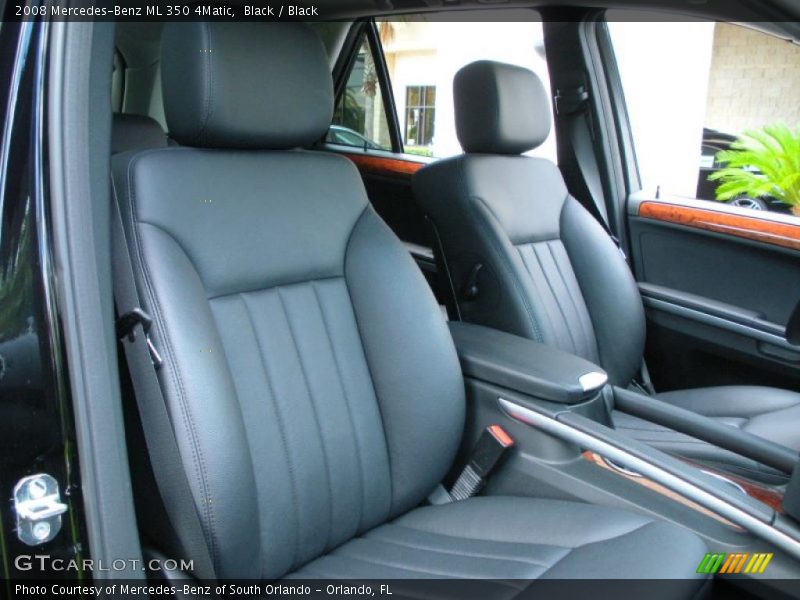 Black / Black 2008 Mercedes-Benz ML 350 4Matic