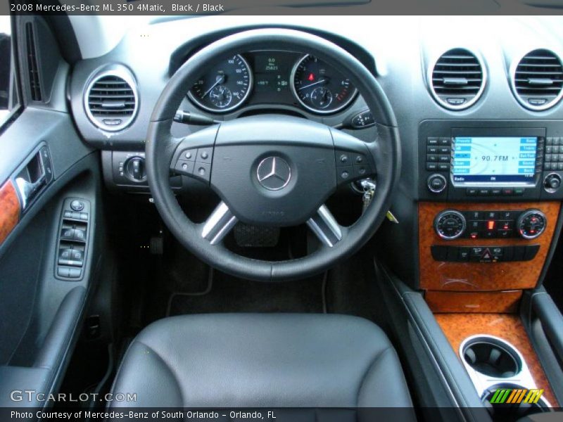 Black / Black 2008 Mercedes-Benz ML 350 4Matic