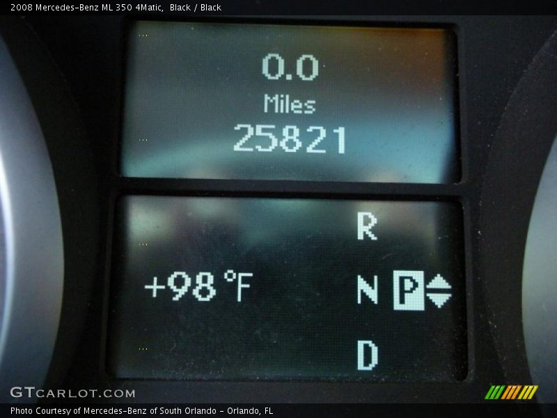 Black / Black 2008 Mercedes-Benz ML 350 4Matic