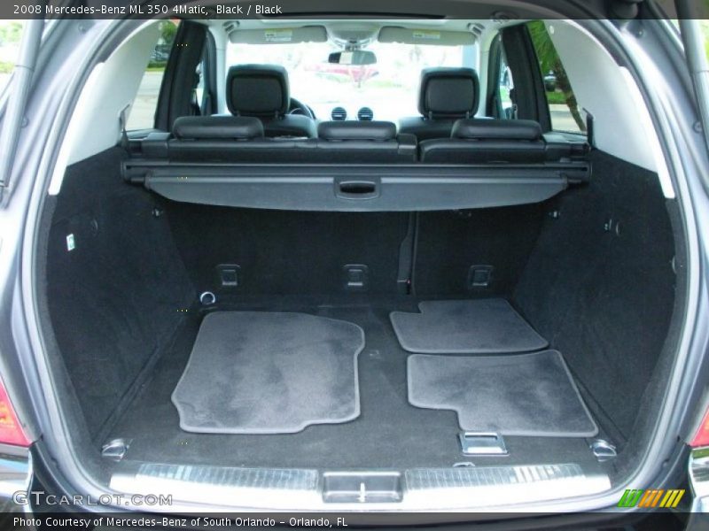 Black / Black 2008 Mercedes-Benz ML 350 4Matic