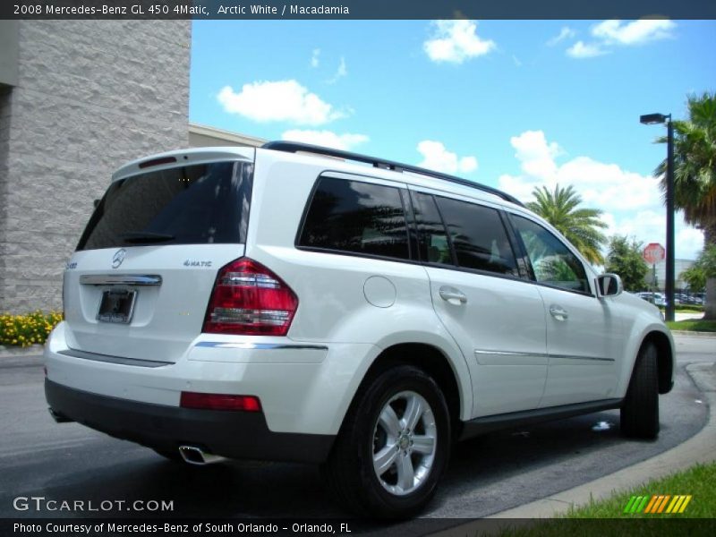 Arctic White / Macadamia 2008 Mercedes-Benz GL 450 4Matic