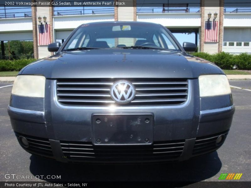 Blue Anthracite Pearl / Black 2002 Volkswagen Passat GLS Sedan