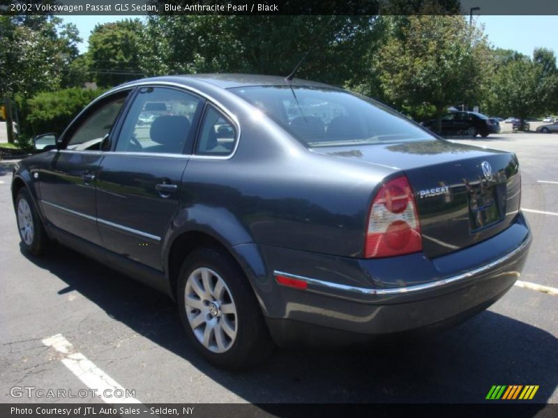 Blue Anthracite Pearl / Black 2002 Volkswagen Passat GLS Sedan