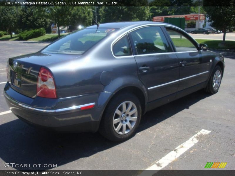 Blue Anthracite Pearl / Black 2002 Volkswagen Passat GLS Sedan