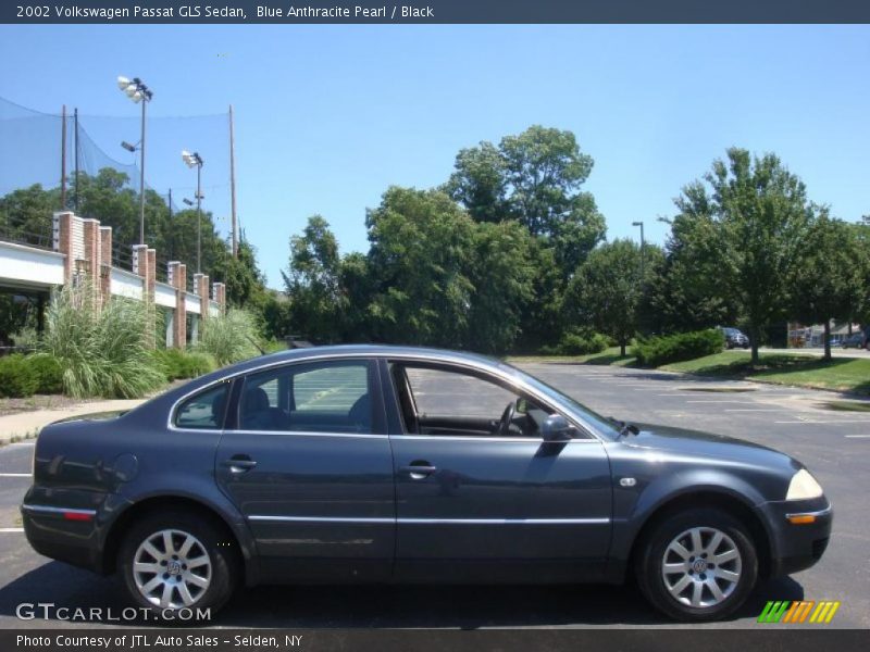 Blue Anthracite Pearl / Black 2002 Volkswagen Passat GLS Sedan