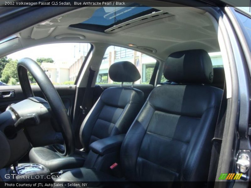 Blue Anthracite Pearl / Black 2002 Volkswagen Passat GLS Sedan