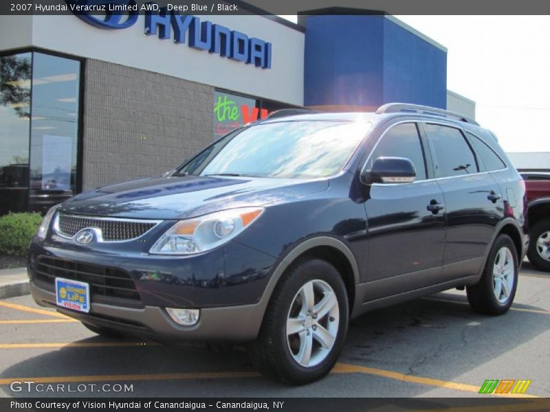 Deep Blue / Black 2007 Hyundai Veracruz Limited AWD