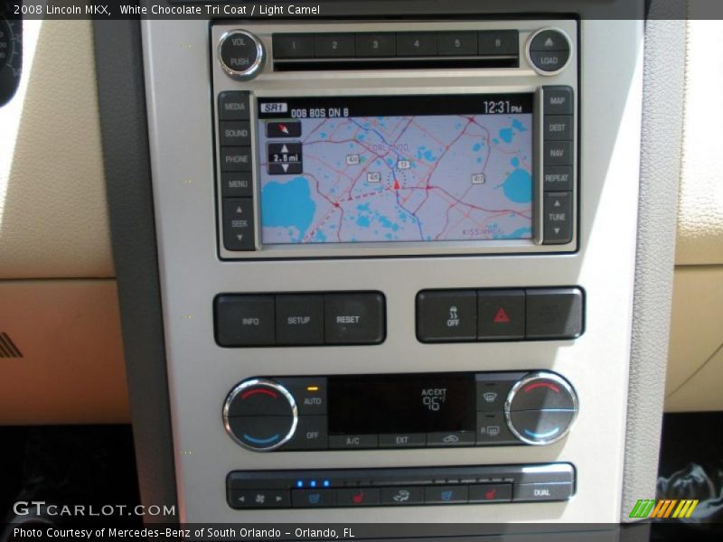 White Chocolate Tri Coat / Light Camel 2008 Lincoln MKX