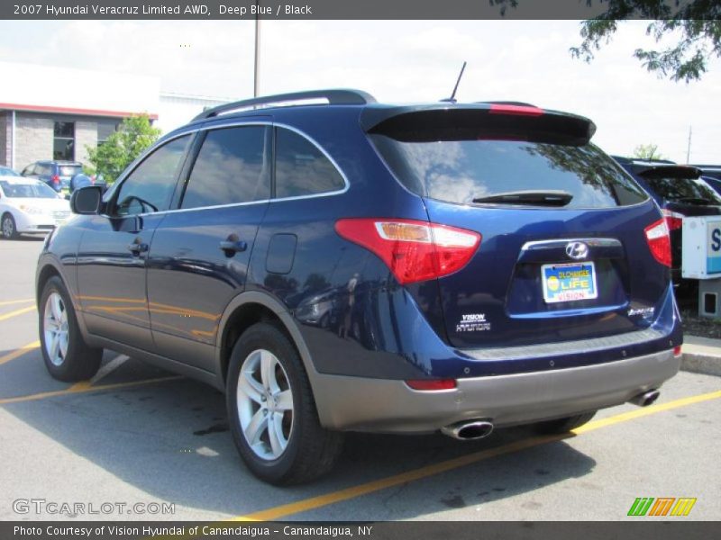 Deep Blue / Black 2007 Hyundai Veracruz Limited AWD