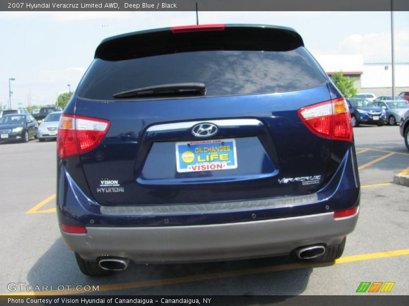 Deep Blue / Black 2007 Hyundai Veracruz Limited AWD