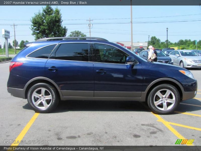 Deep Blue / Black 2007 Hyundai Veracruz Limited AWD