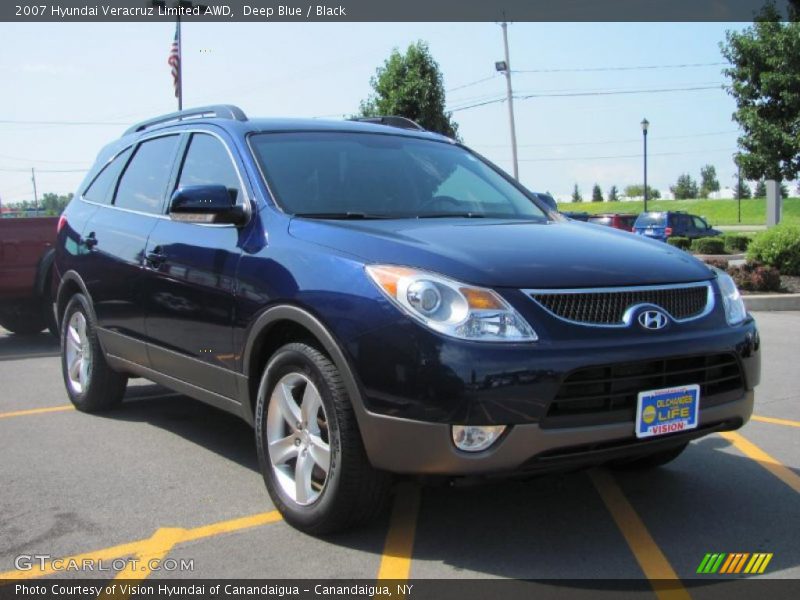 Deep Blue / Black 2007 Hyundai Veracruz Limited AWD