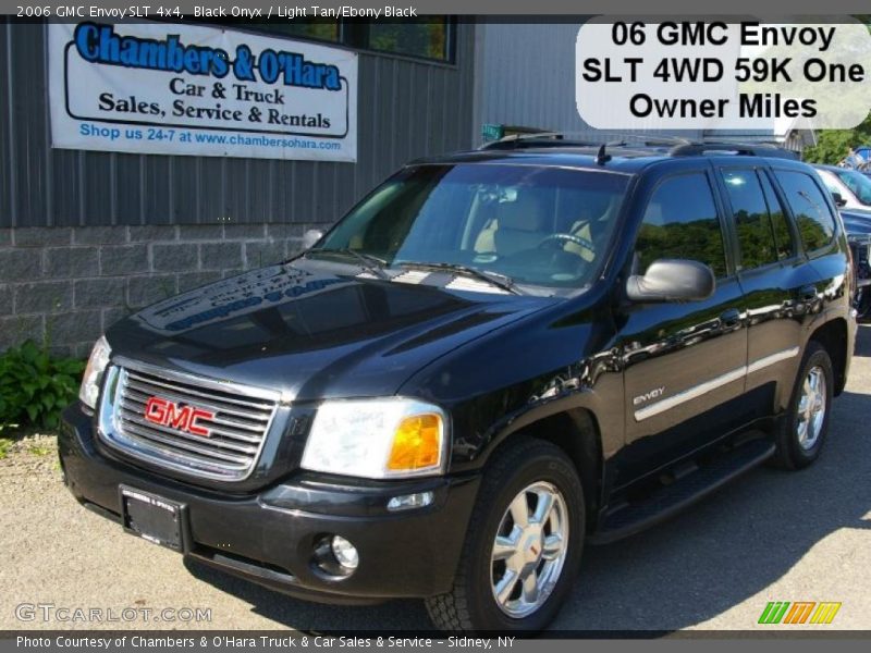 Black Onyx / Light Tan/Ebony Black 2006 GMC Envoy SLT 4x4