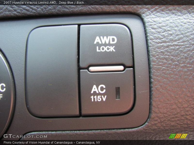 Deep Blue / Black 2007 Hyundai Veracruz Limited AWD