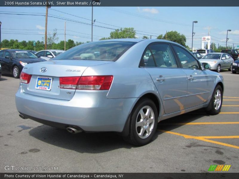 Silver Blue Metallic / Gray 2006 Hyundai Sonata LX V6