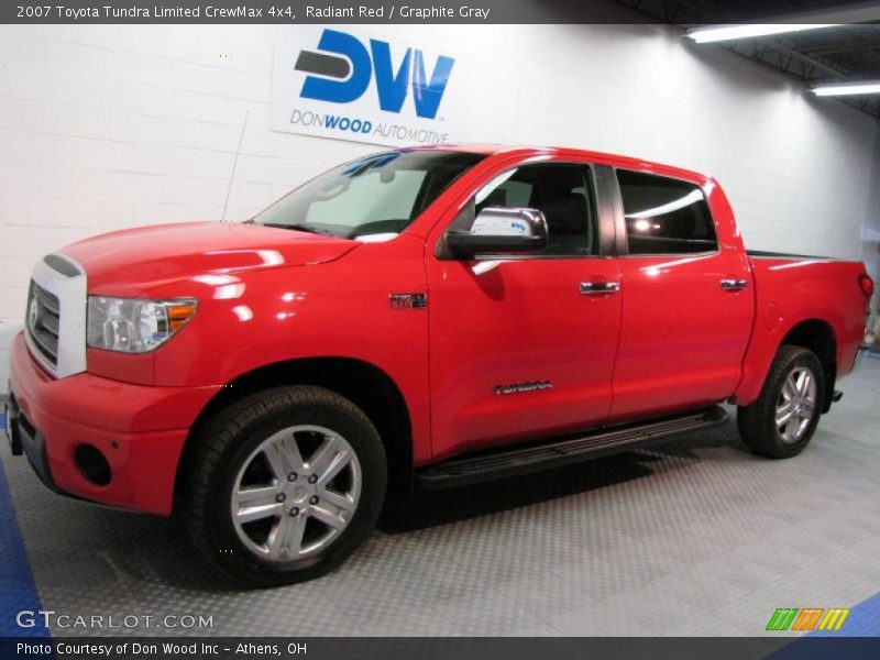 Radiant Red / Graphite Gray 2007 Toyota Tundra Limited CrewMax 4x4