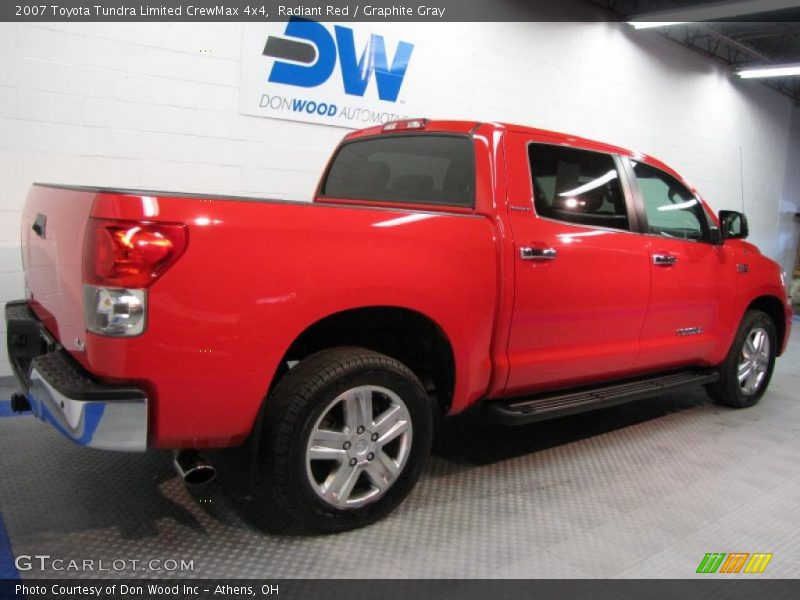 Radiant Red / Graphite Gray 2007 Toyota Tundra Limited CrewMax 4x4