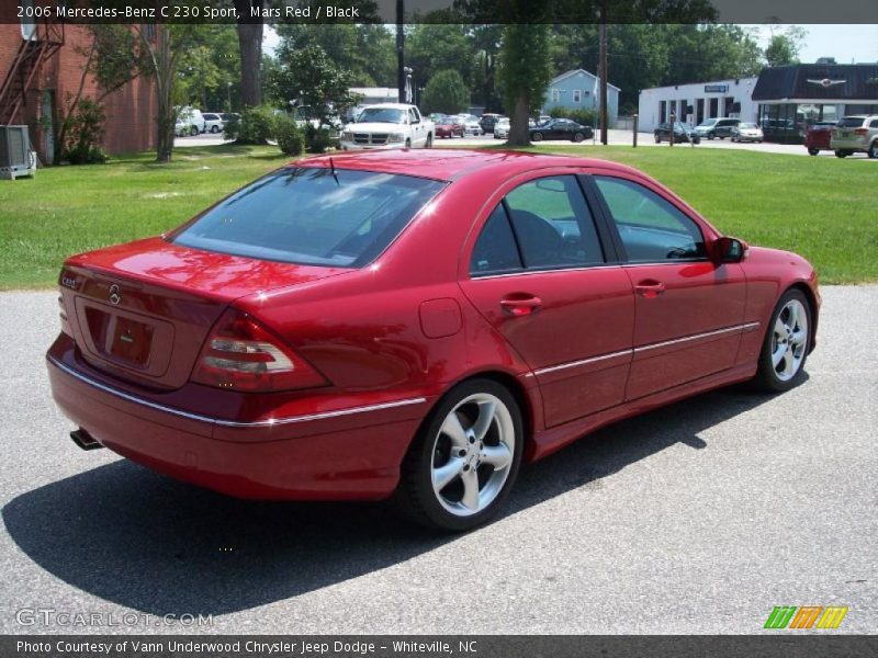 Mars Red / Black 2006 Mercedes-Benz C 230 Sport