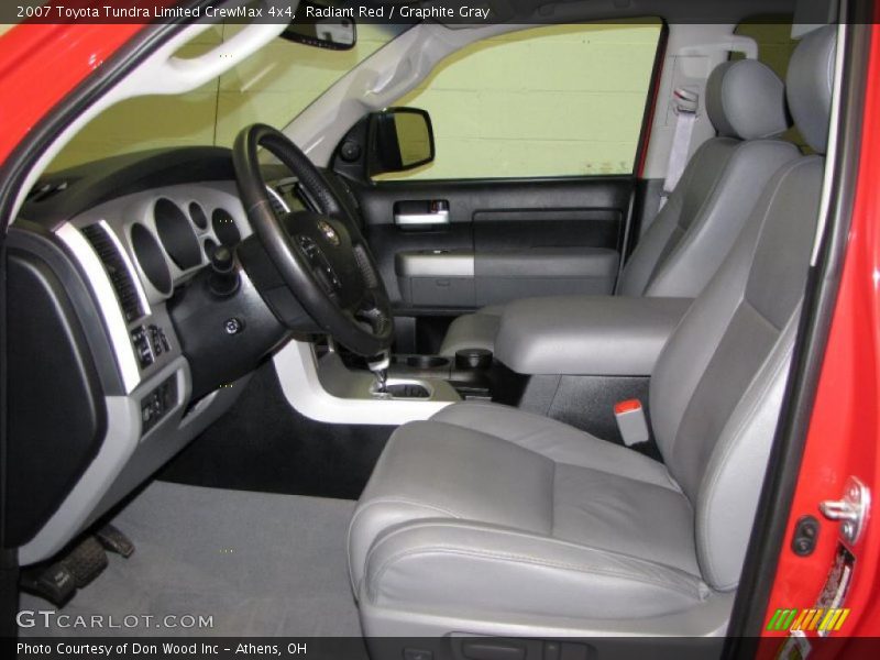 Radiant Red / Graphite Gray 2007 Toyota Tundra Limited CrewMax 4x4