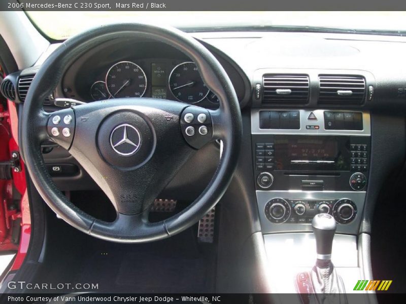 Mars Red / Black 2006 Mercedes-Benz C 230 Sport